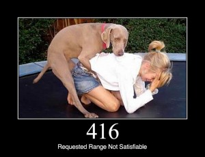 416 Requested Range Not Satisfiable