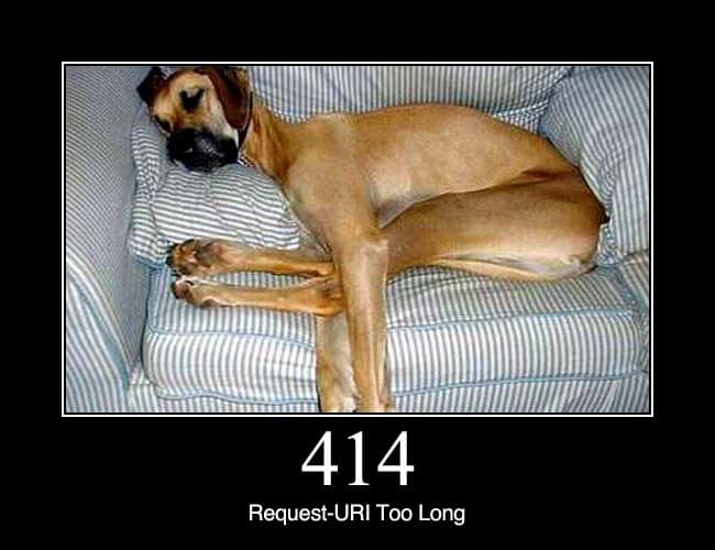 414 Request-URI Too Long