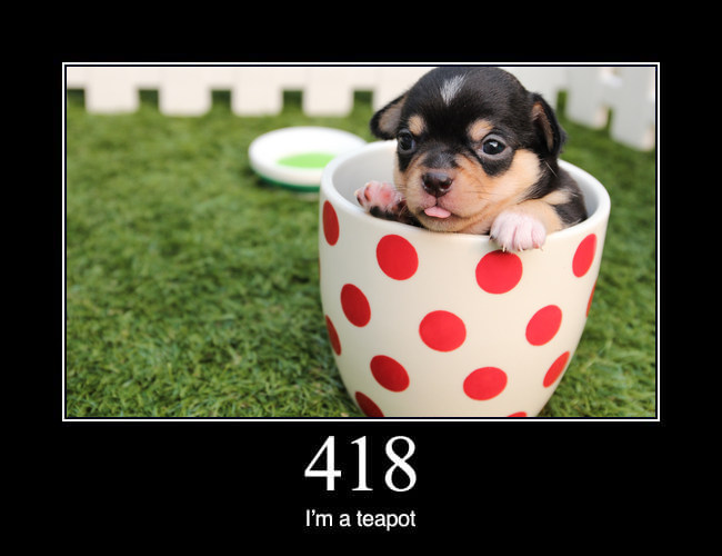 418 I'm a teapot